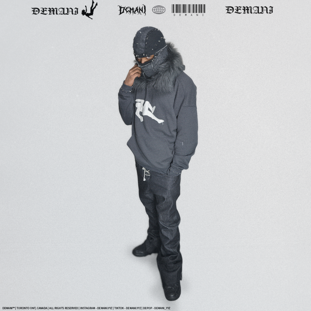 FALLEN Faux Fur Hoodie