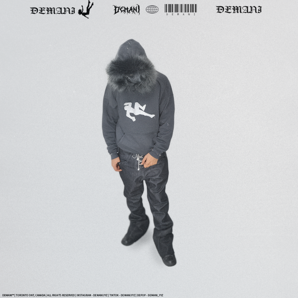 FALLEN Faux Fur Hoodie