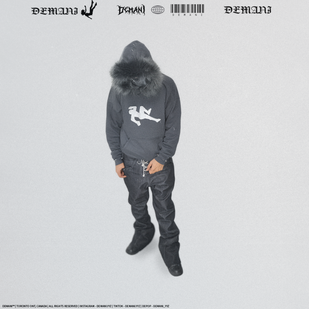 FALLEN Faux Fur Hoodie