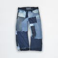 Boro Patchwork Baggy Denim