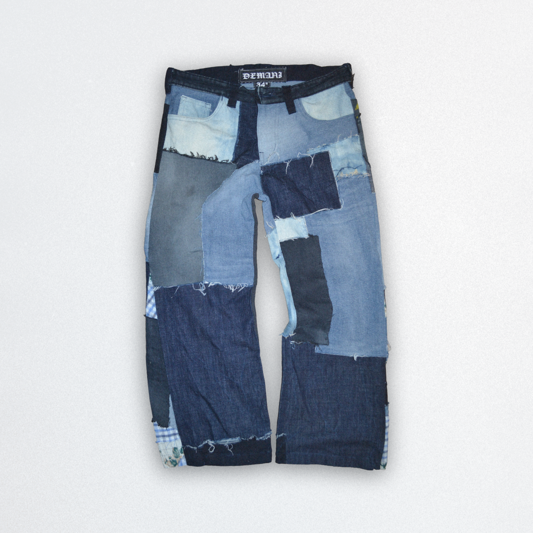 Boro Patchwork Baggy Denim